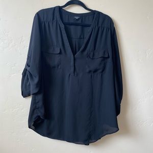 Plus Size Torrid Harper Blouse Black